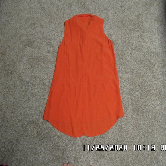 Orange Summer Dress - Picture 2 of 3